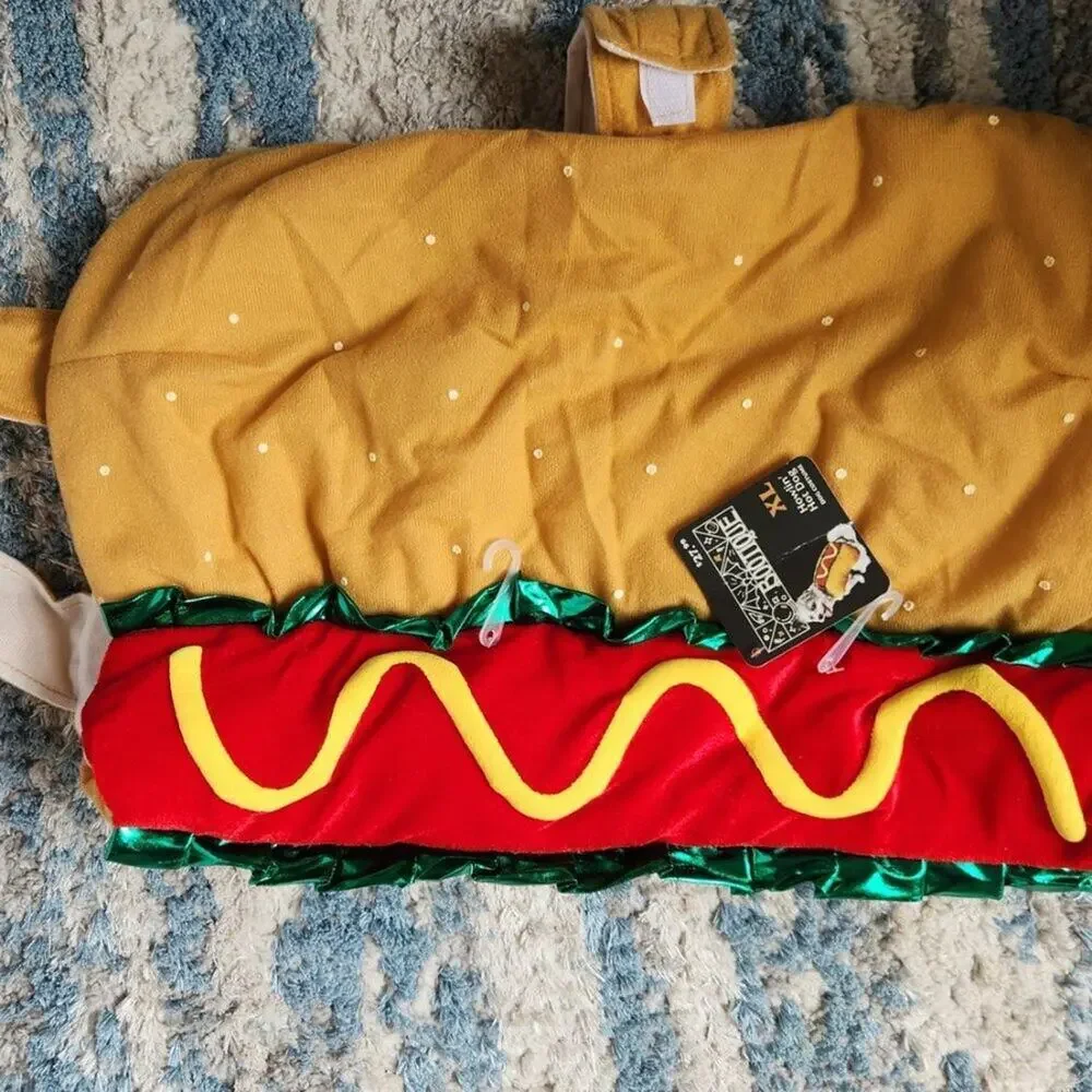 Hot Dog Design Pet Costumes - Halloween Pet
